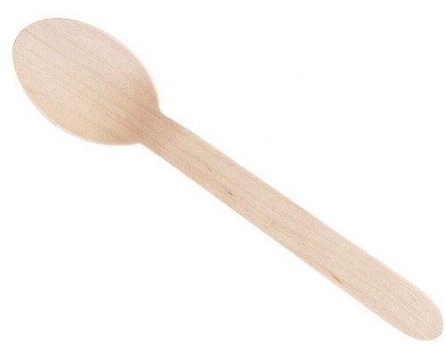 Wooden dessert spoons - wooden,