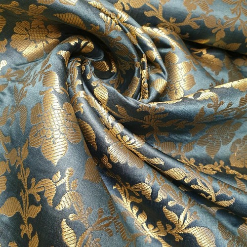 Floral metallic jacquard - floral,