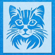 Cat Pet Stencil: Mylar Airbrush Wall Art Painting Crafts  - 190 Micron, DIY