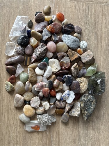 Vintage mixed gemstone rock - mixed,