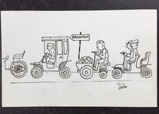 Original SIGNED Pierre Cartoon