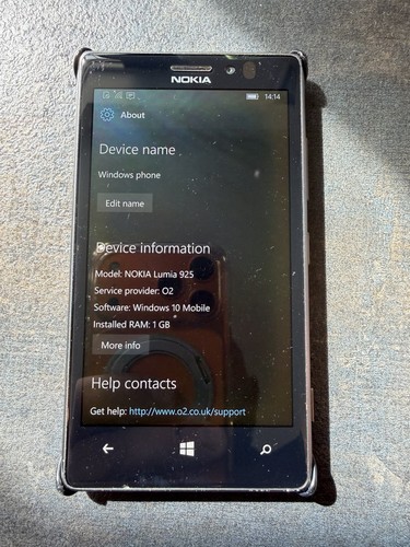 Nokia lumia 925 black - black, o2
