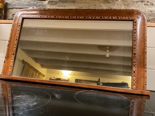 Overmantle mirror - overmantle,