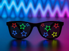 GogoRavers™ Stars Effect Diffraction Glasses - Starry Vision! Festival Party EDM