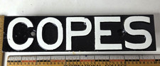 gas oil cast iron plaque