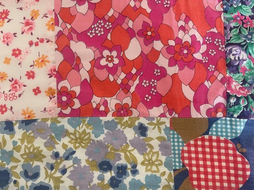 Vintage handmade patchwork - vintage,