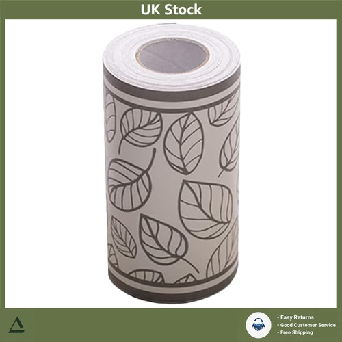 Elegant gray leaves pvc - elegant,