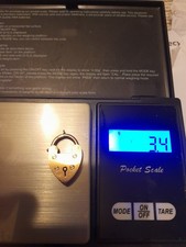 Large, Heavy 9 Ct Gold Padlock