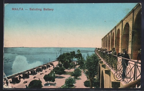 Malta saluting battery - saluting,