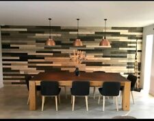 Rustic Grey Mix Wooden Planks Wall Cladding Reclaimed Timber 1m²