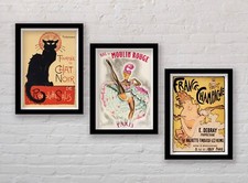 Set of 3 Vintage French