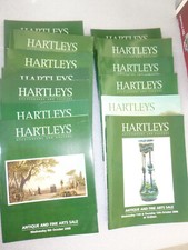 Lot of 13 Hartleys Auction House Catalogues