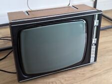 Itt KB Featherlight Super 1970's 12'' Wood Effect Tv / Black & White TV / Film