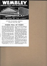 Wembley Lions v Brighton Tigers 28th May 1966