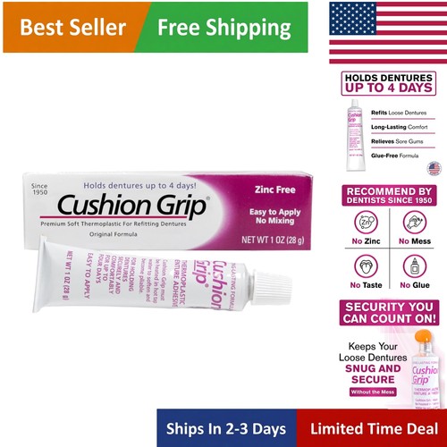 Thermoplastic denture adhesive - denture,