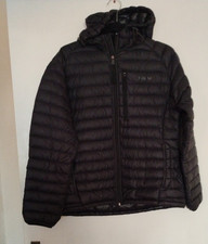 TOG 24 Feather & Down Lightweight Coat  Black UK 14 Good Condition 