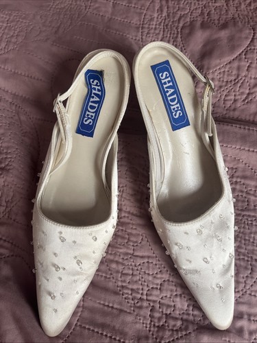 Ivory wedding shoes size - shoes, 4