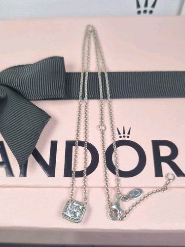 Pandora sterling silver square - sterling,
