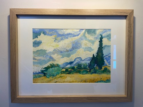 Real oil painting - real, reproduction