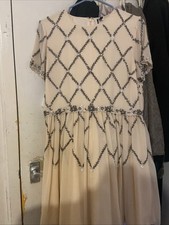 Pink Embroidered Dress From