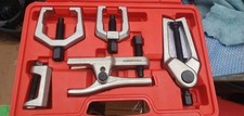 5pcs Front End Service Tool Set Ball Joint Tie Rod Kit Pitman Arm Puller Remover