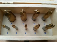 9pc 2-flute Ball Nose End Mill