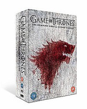 Game Of Thrones - Series 1-2 - Complete (Box Set) (DVD, 2013) Region 2
