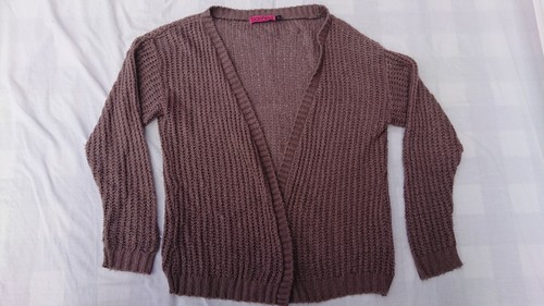 Women boohoo brown cardigan - women's,