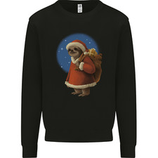 Santa Sloth Funny Christmas