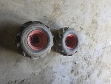 westwood ride on mower PAIR 18 9.50 8 CHEVRON LUG TOUGH TYRES wheels RIM tractor