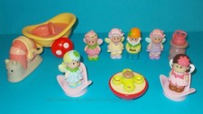 HAPPYLAND BUNDLE SPARE FIGURE FAIRY GNOME SNAIL CARRIAGE TOADSTOOL BOOT PLAYSET