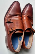 Oliver Sweeney UK 9 EU 43 Ackergill Double Monk Brogue Brown Leather Formal Shoe