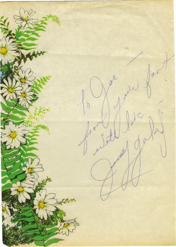 Judy garland signed - judy,