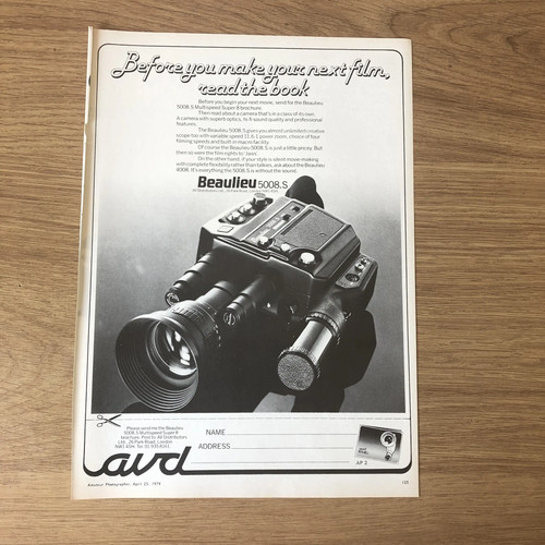 Cams72 magazine advert - cams72,