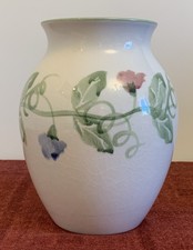 Poole Pottery Hand Painted Floral Vase, Charlotte, 20cm Tall