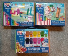 Numberblocks Bundle - MathLink Cubes 1-10 & 11-20 Activity Set & Stampoline Park