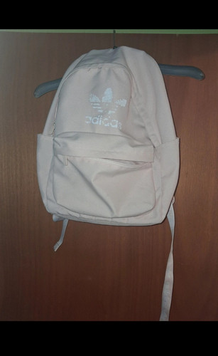 Adidas pink polyester backpack - pink,