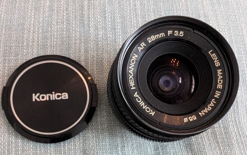 Konica hexanon 28mm 3 5 - konica,