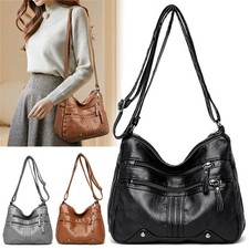 Womens PU Shoulder Bag Ladies