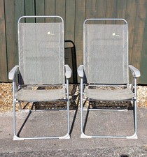 2 Lafuma Multi Position Camping Chairs