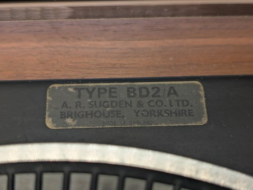 Sugden connoisseur bd2 - connoisseur, belt
