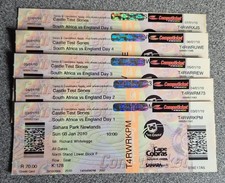 USED CRICKET TICKETS X 5 *