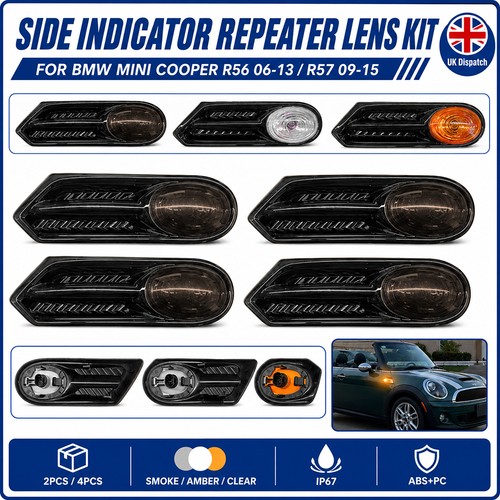 Smoke side indicator - side, lens