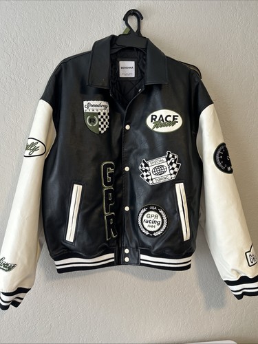 Bershka faux leather - , bomber