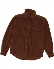 SLAM Mens Fleece Shirt Large Brown Polyester GI02