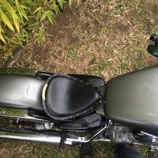 Motorcycle solo seat - seat, spring