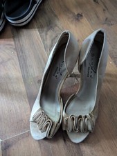 lunar elegance gold heel women shoe size 6