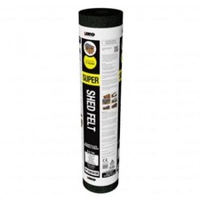 IKO SUPER & STANDARD Shed Felt GREEN & BLACK & RED, 8m & 10m  + FREE Clout Nails