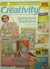 Docrafts magazine January 2010 issue 19 with a free CD Rom
