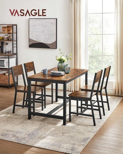 Set rustic brown dining - 2,